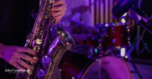 musician practicing jazz improvisation exercises